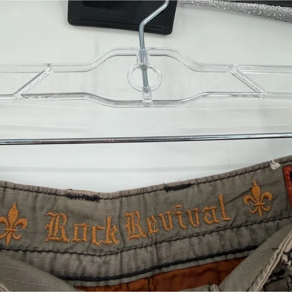 Rock revival classic brown shorts 32 - Picture 3 of 6